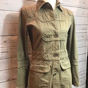 Awesome Tulle Military Jacket Army Green